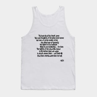 Poem Tank Top